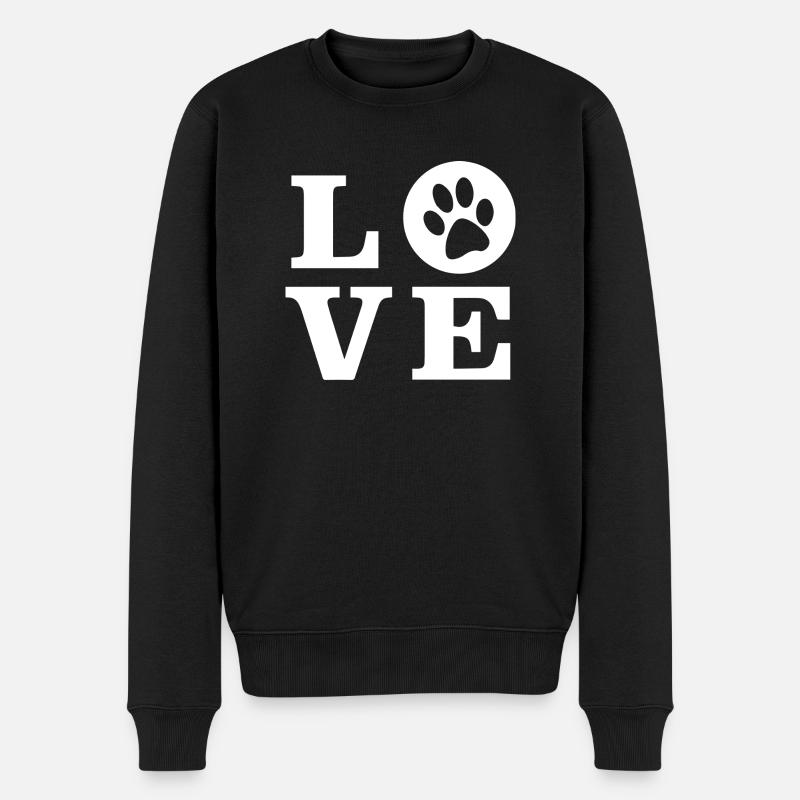 Hund Dog - Men's Premium Organic Jumper - black