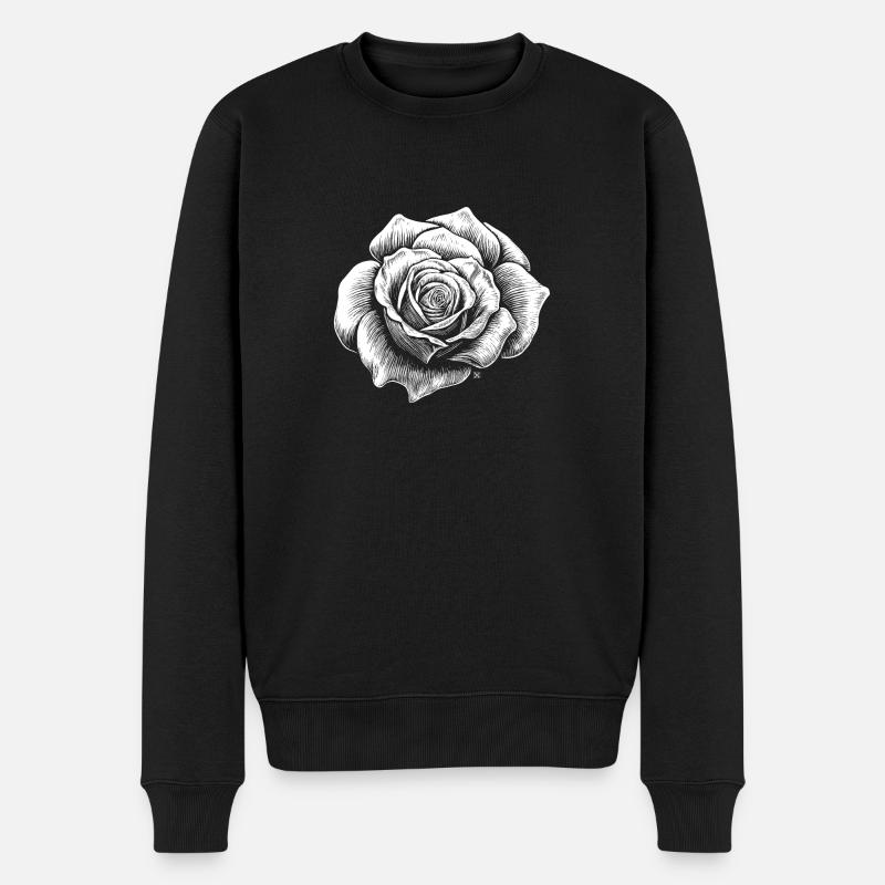 Rose - Pull Premium bio Homme - noir