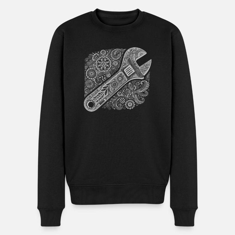 Clés à fourche - Pull Premium bio Homme - noir