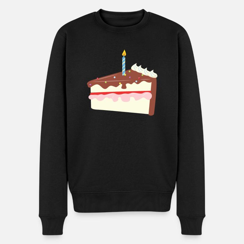 Chocolate Birthday Cake - Pull Premium bio Homme - noir