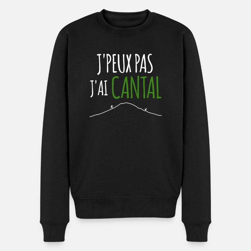 J'peux pas, j'ai Cantal ! - Pull Premium bio Homme - noir