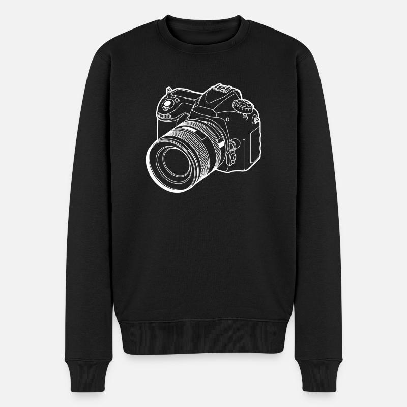 Caméra DSLR - RH - Pull Premium bio Homme - noir