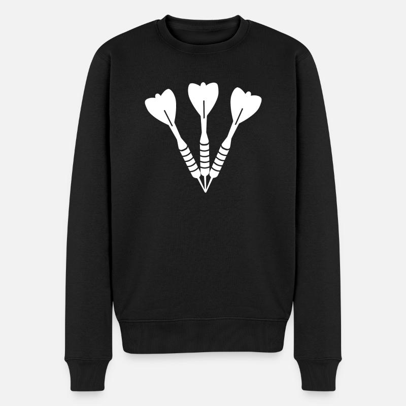 Fléchettes Sports Fun - Pull Premium bio Homme - noir