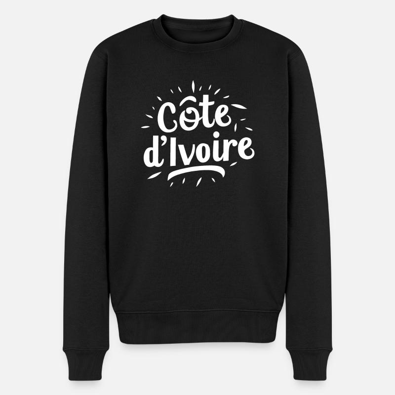 Côte d'ivoire - Pull Premium bio Homme - noir
