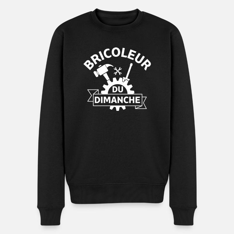 Cadeau bricoleur - Pull Premium bio Homme - noir