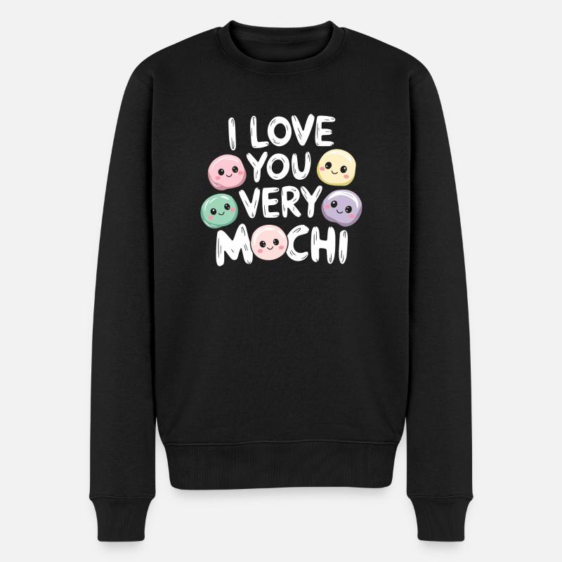 Hommage tendance au mochi - Pull Premium bio Homme - noir