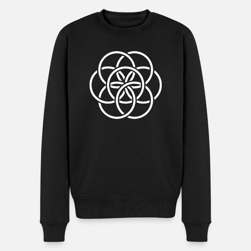 Drapeau international de la Terre - Pull Premium bio Homme - noir
