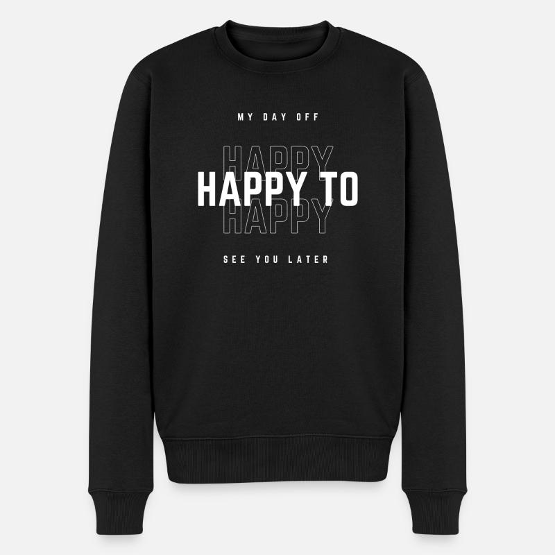 Jour de repos - Pull Premium bio Homme - noir