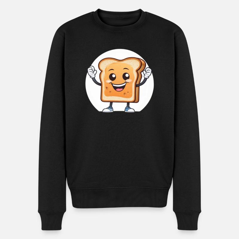 Toast joyeux - Pull Premium bio Homme - noir