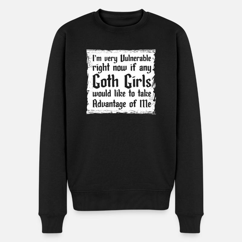 Ich kämpfte gegen einen Bären Lustige Operation Gebrochenes Armbein - Männer Premium Bio Pullover - Schwarz
