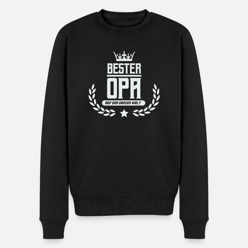Meilleur grand-père du monde - Pull Premium bio Homme - noir