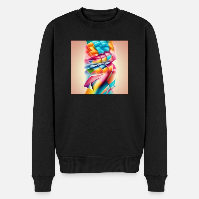 1000038766 - Männer Premium Bio Pullover - Schwarz
