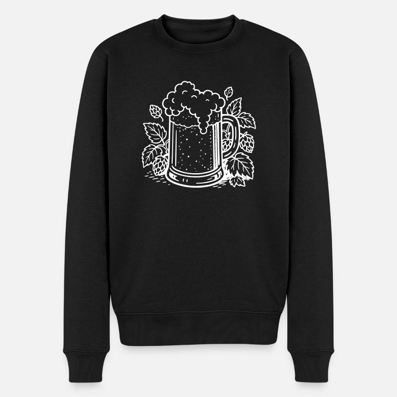 Bahre - Männer Premium Bio Pullover - Schwarz