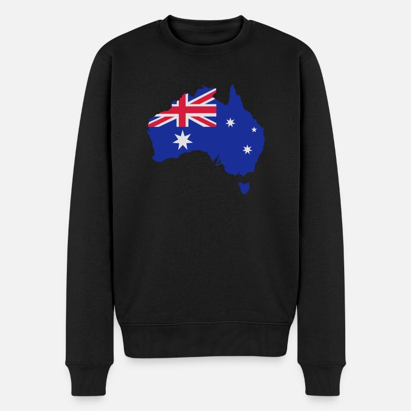 Australie - Pull Premium bio Homme - noir
