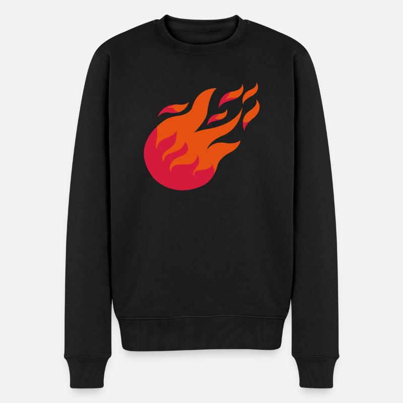 fireball_2 - Pull Premium bio Homme - noir