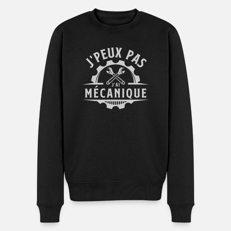 Mécanique mécano mécanicien - Pull Premium bio Homme - noir
