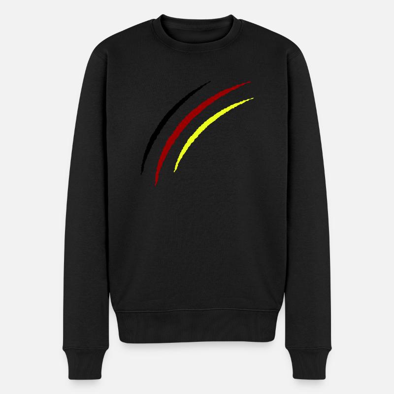 krallen germany - Männer Premium Bio Pullover - Schwarz