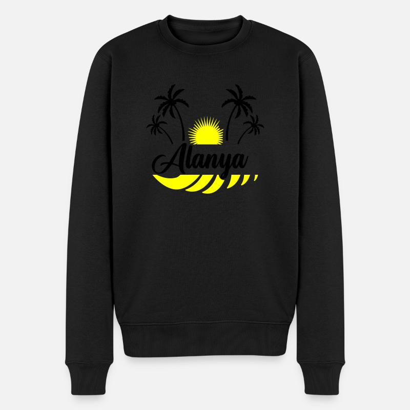 Alanya - Pull Premium bio Homme - noir