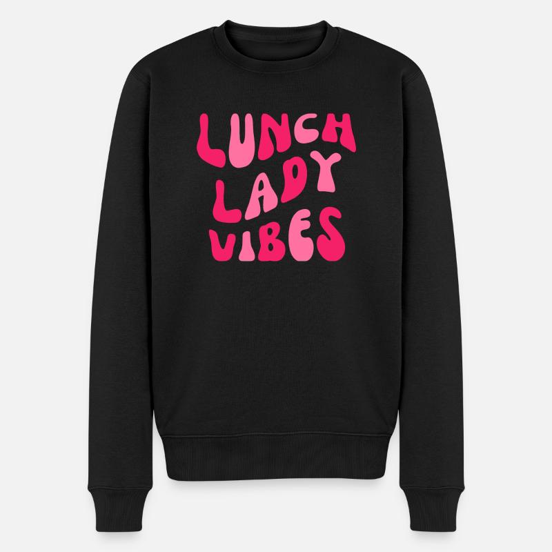 Déjeuner Lady Vibes - Pull Premium bio Homme - noir