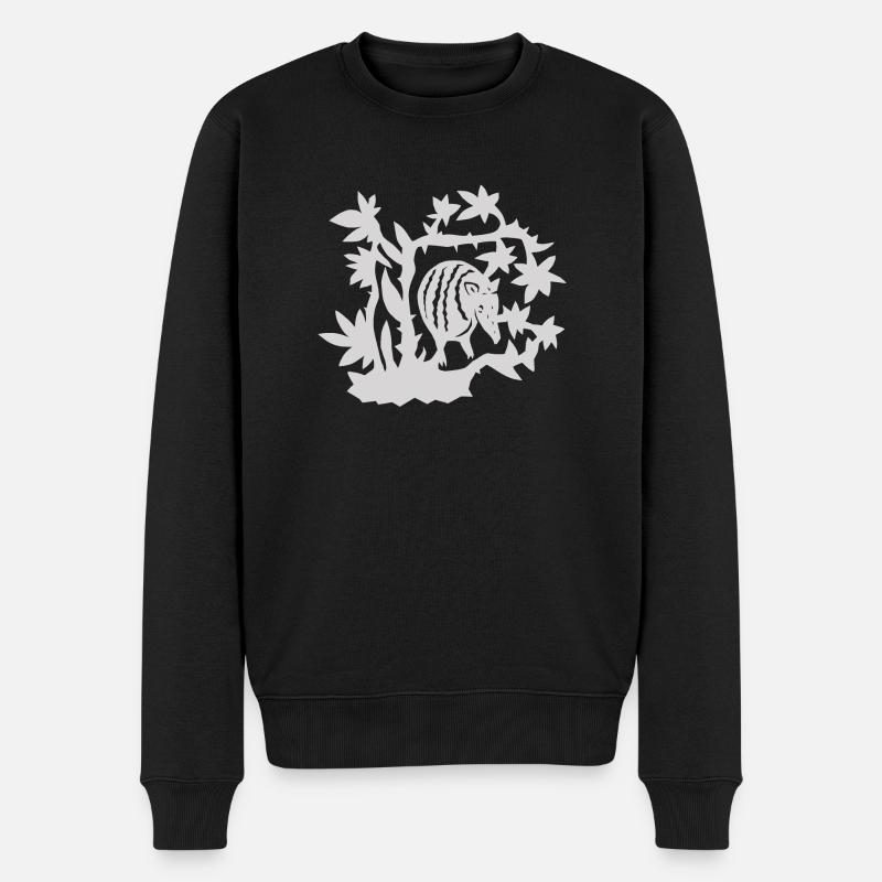 Tatou gris - Pull Premium bio Homme - noir