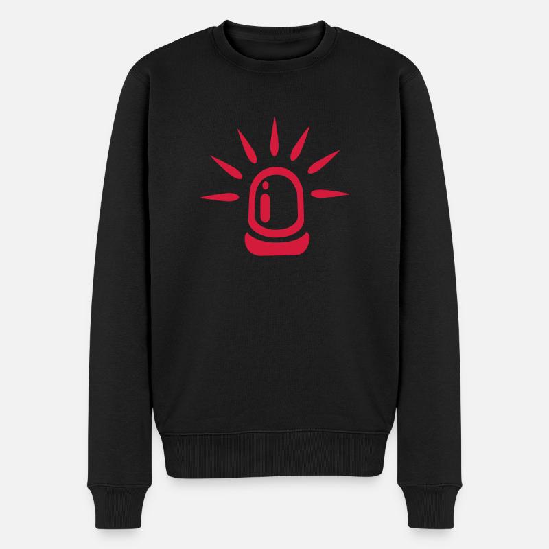 Alarme - pompiers - Pull Premium bio Homme - noir