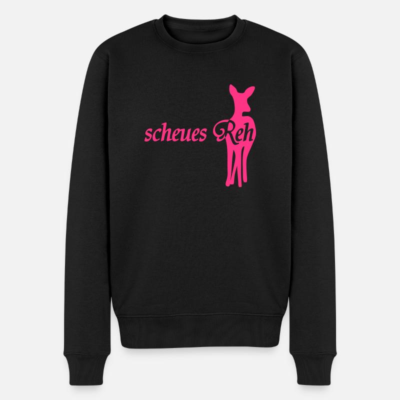 scheues_reh - Pull Premium bio Homme - noir