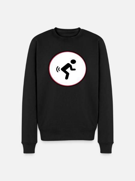 fart - Men's Premium Organic Jumper - black