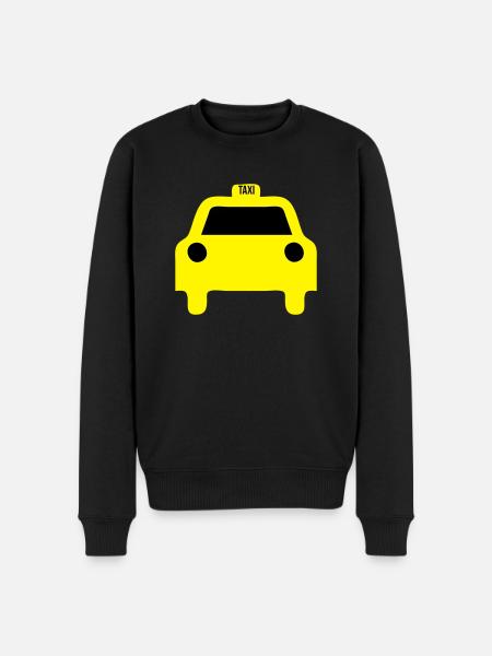 taxi - Men's Premium Organic Jumper - black