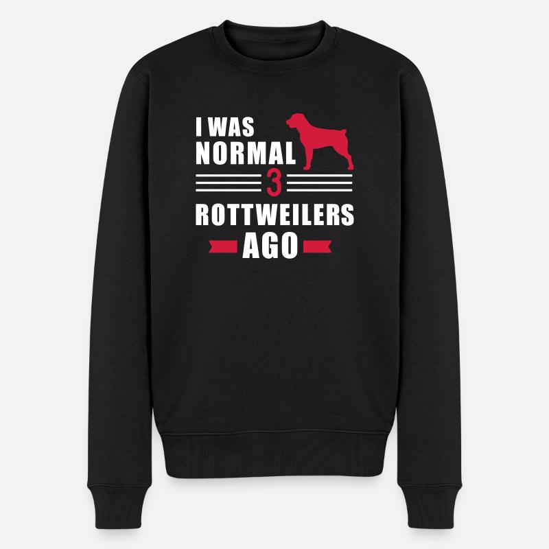 Rottweiler - Männer Premium Bio Pullover - Schwarz