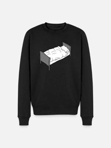 Bed frame bedroom furniture - Men's Premium Organic Jumper - black