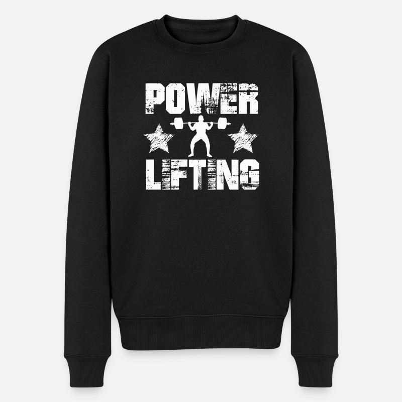 Power Lifting Kraftsport Idée cadeau - Pull Premium bio Homme - noir