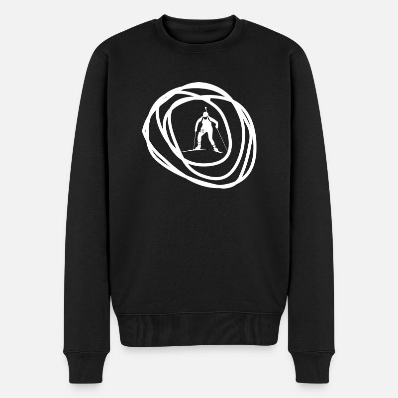 Biathlon Ski - Pull Premium bio Homme - noir
