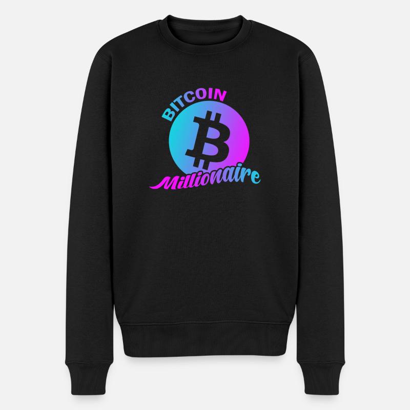 Bitcoin Millionnaire - Pull Premium bio Homme - noir