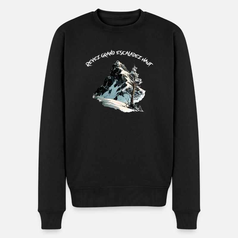 Rêvez grand - Pull Premium bio Homme - noir