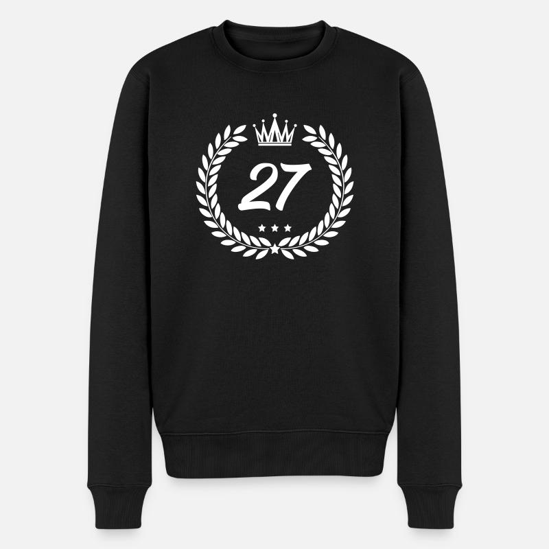 blason 27 - Pull Premium bio Homme - noir