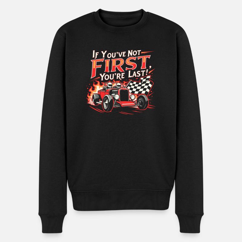 CITATION TENDANCE RAPIDE - Pull Premium bio Homme - noir