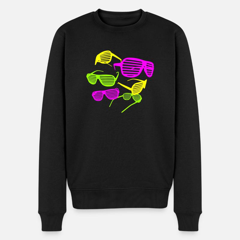 Shutter Shades - Männer Premium Bio Pullover - Schwarz