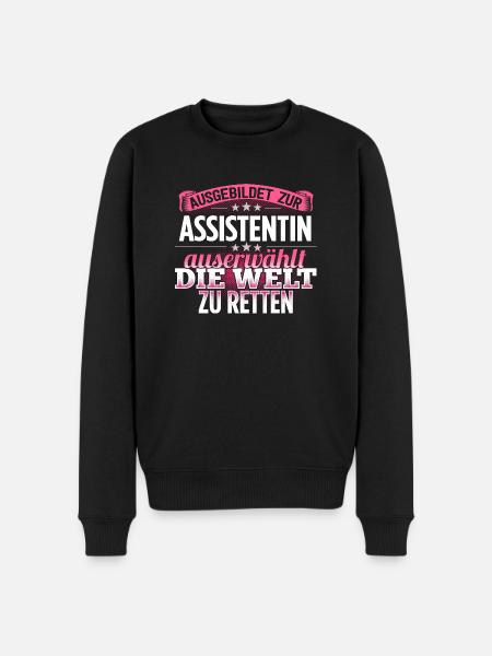 ASSISTENTIN - Die Auserwählte - Männer Premium Bio Pullover - Schwarz