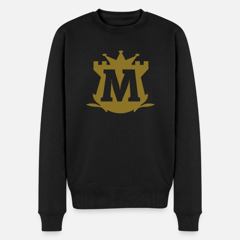 m_king_castle - Pull Premium bio Homme - noir