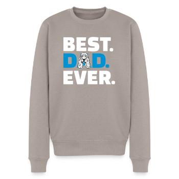 Cocker Spaniel - Pull Premium bio Homme - taupe - Devant - Nico (187cm)