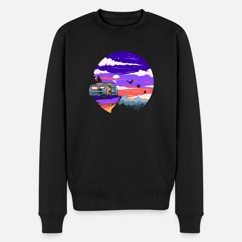 Kostenlos - Männer Premium Bio Pullover - Schwarz
