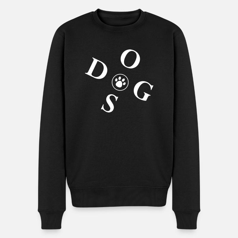 Hund Chien - Pull Premium bio Homme - noir