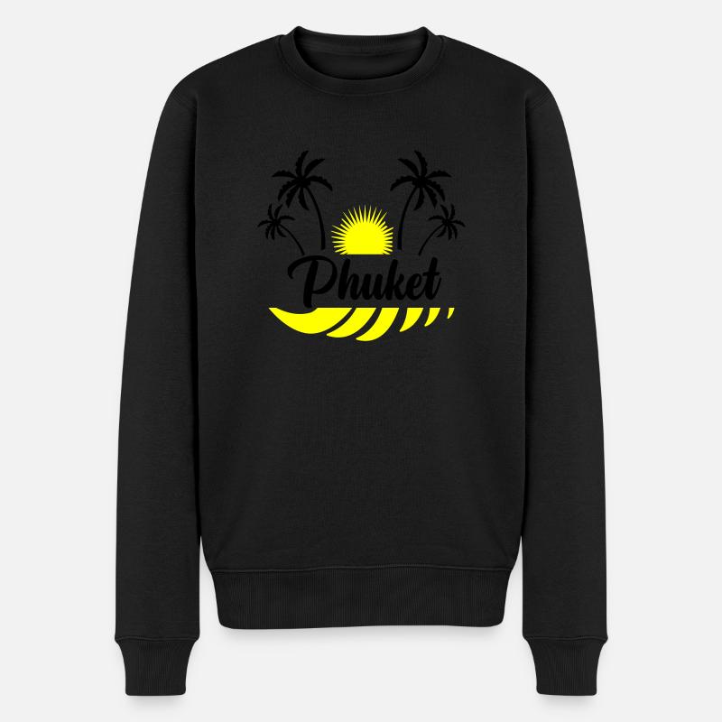 Phuket - Pull Premium bio Homme - noir