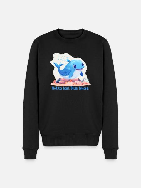 Gotta bail, Blue Whale - Pull Premium bio Homme - noir
