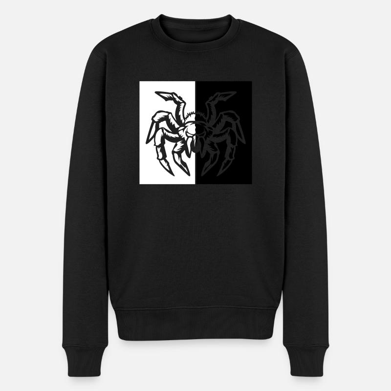 araignée araignée - Pull Premium bio Homme - noir