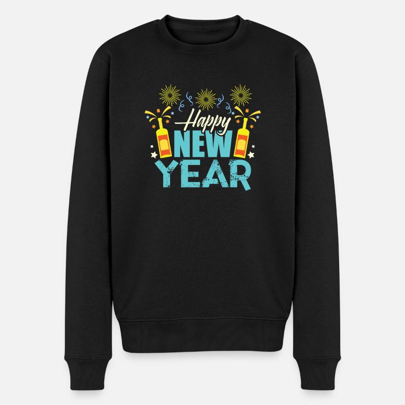 Nouvel An 5 - Pull Premium bio Homme - noir