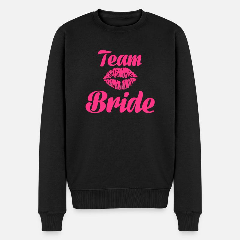 Team Bride - Pull Premium bio Homme - noir