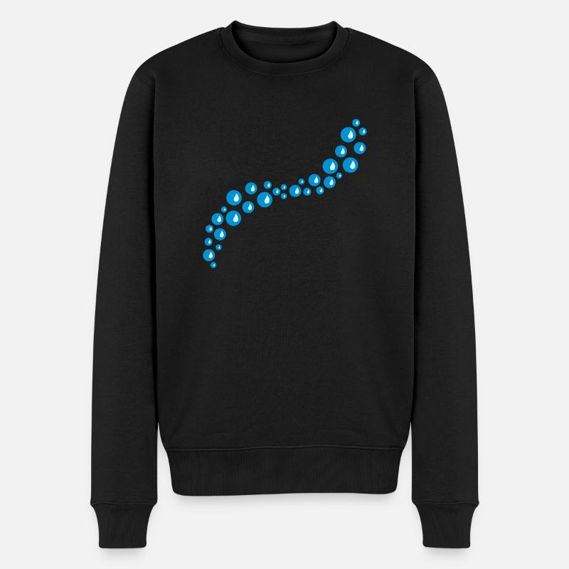 Bubbles Design - Pull Premium bio Homme - noir