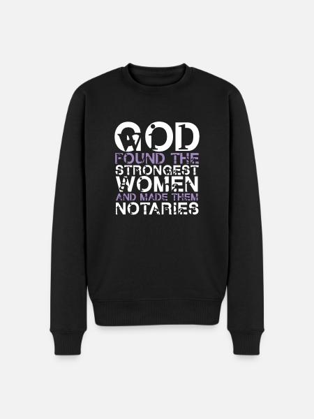 notary - Men's Premium Organic Jumper - black