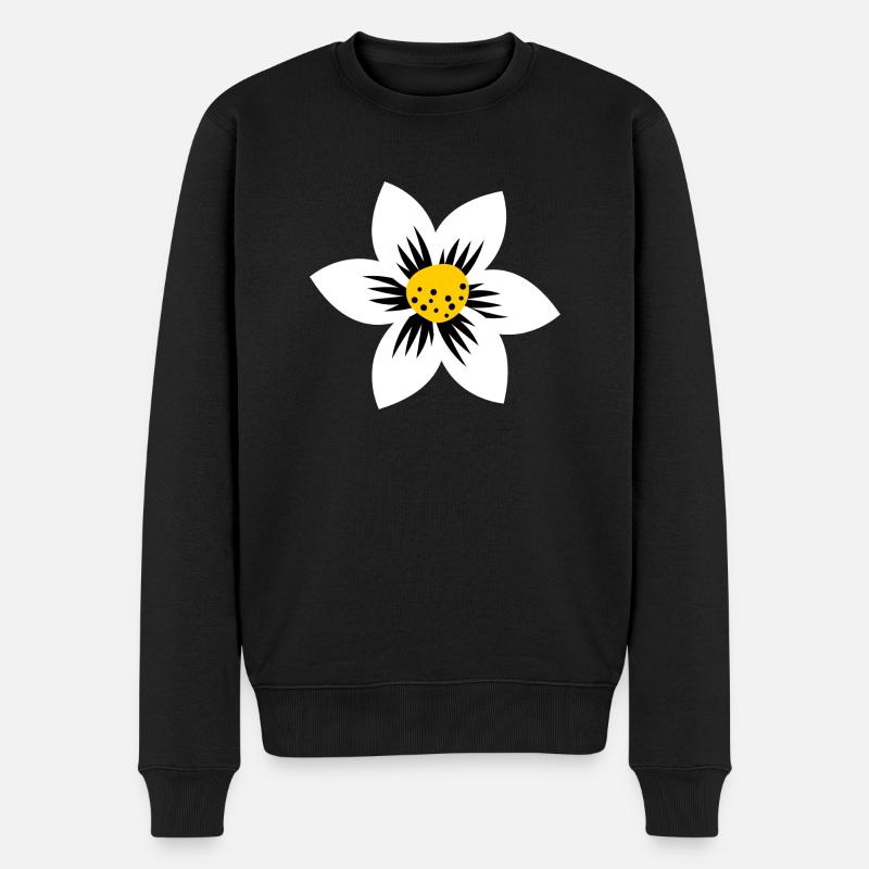 Le pouvoir des fleurs - Pull Premium bio Homme - noir